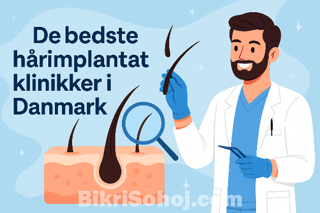 De bedste hårimplantatklinikker i Danmark bikrisohoj